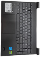 HP Victus 15-fa2xxx Palmrest and Keyboard Assembly QWERTY Black picture