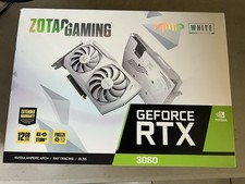 ZOTAC GAMING AMP WHITE GEFORCE 3060 12GB RTX GRAPHICS CARD GPU *EMPTY BOX ONLY* picture