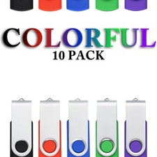 Kootion USB 2.0 32GB 10PCS Mixed Color USB Flash Drive USB Memory Stick PenDrive picture