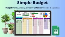 Simple Budget Planner Template MS Excel | Personal Finance Tracker 2026 picture