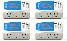Home Appliance Surge Protector, 3-Outlet Surge Protector, 125V, 1875W, 4-Pack picture
