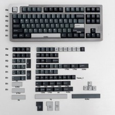Gmk Copy Apollo Gray/Black Keycap Cherry Profile ABS 173pcs/set picture