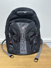 Wenger SwissGear Laptop Backpack Black Red Checkpoint Friendly Travel Bag picture