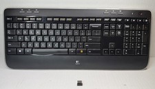 Logitech K520 Wireless Keyboard Full Size Unifying Receiver Batteries Unit #3 picture