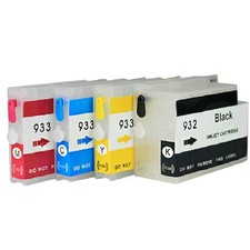  4 Empty refillable  Ink Cartridge 932XL 933XL fits HP 6100 6600 6700 7110 picture