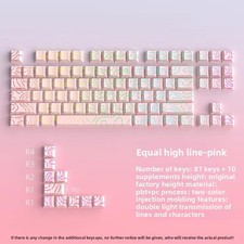 Letter Drive Topographic PBT Keycaps 98/133 Key Cherry Profile Side Print MX picture