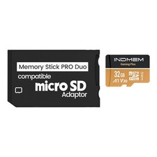 Memory Stick PRO Duo Adapter with 32GB Micro SD Card for PSP 1000/2000/3000 picture
