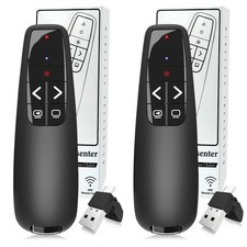 (2 Units) Wireless Presentation Clicker Remote for PowerPoint, Presenter picture