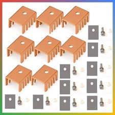 Heatsink TO-220 Copper Insulator Screws Kit 10 Pack Voltage Regulator MOSFET Tra picture