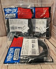 LOT OF 3 TRIPP-LITE P580-006 DISPLAY PORT CABLE ( MALE TO MALE ) 6FT 