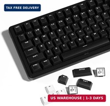 XVX WOB Double Shot PBT Keycaps Set 138 Keys, Cherry Profile Custom Keycap 60 65 picture
