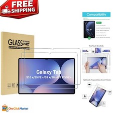 Bubble Free Installation: 2 Pack HD Clear Screen Protectors for Galaxy Tablets picture
