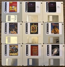 Vintage Apple Macintosh Classic Plus Game Pack 2 On New 800K Double Density Disk picture