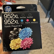 -BRAND NEW/SEALED- Genuine HP 952XL Ink Cartridge 5 Pack Dec 2027 picture