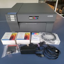 Primera LX3000 Color Label Printer – 2 New Ink Sets New Print Head Extra Cords picture