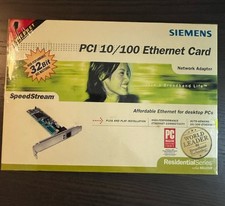 NOS Siemens SpeedStream PCI 10/100 Ethernet Network Card Adapter Sealed New picture