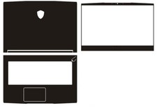 KH Carbon fiber Laptop Sticker Skin Cover Protector for MSI GF63 GF65 15.6-inch picture