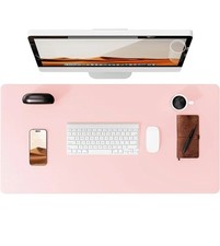 Large Mouse Pad Non-Slip PU Leather Desk Protector for Laptop and Keyboard picture