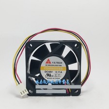 1PCS Y.S.TECH FD486025EB 6025 48V 0.11A 3-wire dual ball bearing cooling fan picture