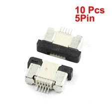 10Pcs Bottom Port 5Pin 0.5mm Pitch FFC FPC Ribbon Sockets Connector picture