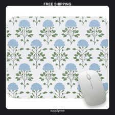 Hydrangea Floral Mouse Pad, 11.8 x 9.8 Inch Non-Slip Rubber Desk Mat picture