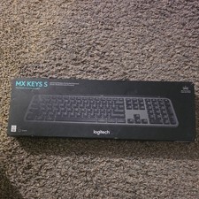 Logitech MX Keys S Wireless Bluetooth Premium Keyboard Black picture