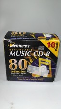 Memorex Recordable Music CD-R Compact Disc Digital Audio Recordable Lot Of 9 picture