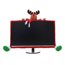 25 -35inch Computer Monitor Cover Screen Sleeve Christmas Office Decorations picture