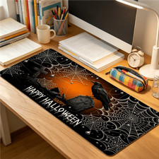 1pc Non-Woven Black Raven Tombstone Web Mousepad, Suitable for Computer Desk H picture