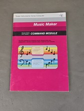 Texas Instruments Home Computer Music Maker Manual P-510 picture