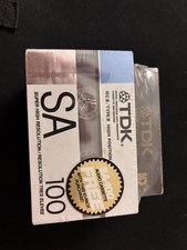 TDK SA-100 IEC II/Type II High Position 100 tape + MF-2HD  High Density  3.5