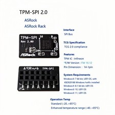 1PCS BRAND NEW TPM2.0 Security Module ASRock TPM-SPI2.0 9672 Fast Delivery picture