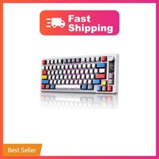 MOKURU Wireless Mechanical Keyboard, Three Mode BT/2.4G/USB-C, RGB Switching,... picture
