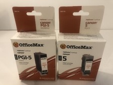 OfficeMax Blk Ink Cartridge Twin Pk Replacement for Canon PGI-5BK picture