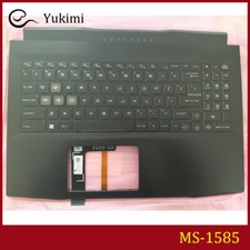 MS-1585 FOR MSI Katana 15 Black C Shell Cover Upper Palmrest Backlit Keyboard picture
