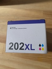 202XL 4 Pack Printer Ink Cartridges Cyan Magenta Yellow Black Color Exp. Aug 27 picture