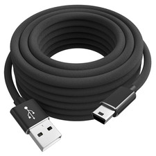 10Ft Mini USB Cable, USB 2.0 to Mini B 480Mbps Data Transfer Cord Compatible picture