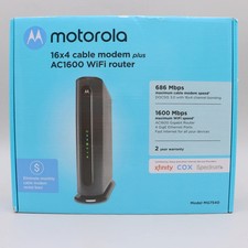 Motorola MG7540 DOCSIS 3.0 16x4 Cable Modem & AC1600 Dual-Band WiFi Router picture