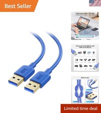 2-Pack USB 3.0 Cable 6ft Blue picture