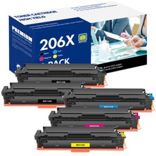 W2110A Fits For HP 206A 206X Toner W2110X Laserjet Pro MFP M283cdw M283fdw Lot picture