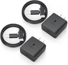 2x 45W USB C Fast Charger For Samsung Galaxy Note 21 20 Ultra 5G 10 10+ Lite 9 8 picture