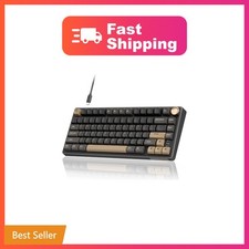 RK ROYAL KLUDGE R75 Wired Mechanical Keyboard with Volume Knob, 75% Mechanica... picture