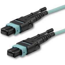 StarTech 1m (3ft) MTP(F)/PC OM3 Multimode Fiber Optic Cable, OFNP Plenum, picture