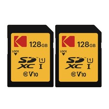 Kodak 128GB SD Class 10 UHSI U1 V10 Full HD Memory Card 2 pack Bundle picture