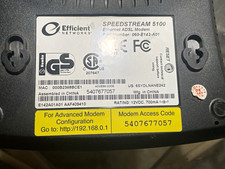 Efficient Networks SpeedStream 5100 ADSL Ethernet Modem Black picture