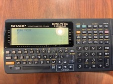 SHARP PC-G850 Pocket Computer BASIC C Programmable Tested Working from JAPAN picture