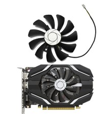 Cooling Fan For MSI GTX 1050 Ti 2G 4G Replacement GPU HA9010H12F-Z 85mm 2 pin picture