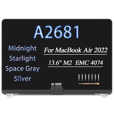 LCD Replacement for MacBook Air M2 2022 13.6