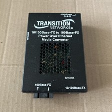 Transition Networks 10/100Base-TX to 100Base-FX Media Converter SPOEB1013-100 picture