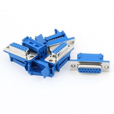 5Pcs D-SUB DB15 15 Pin Female IDC Crimp Adapter Connector for Flat Ribbon Cable picture